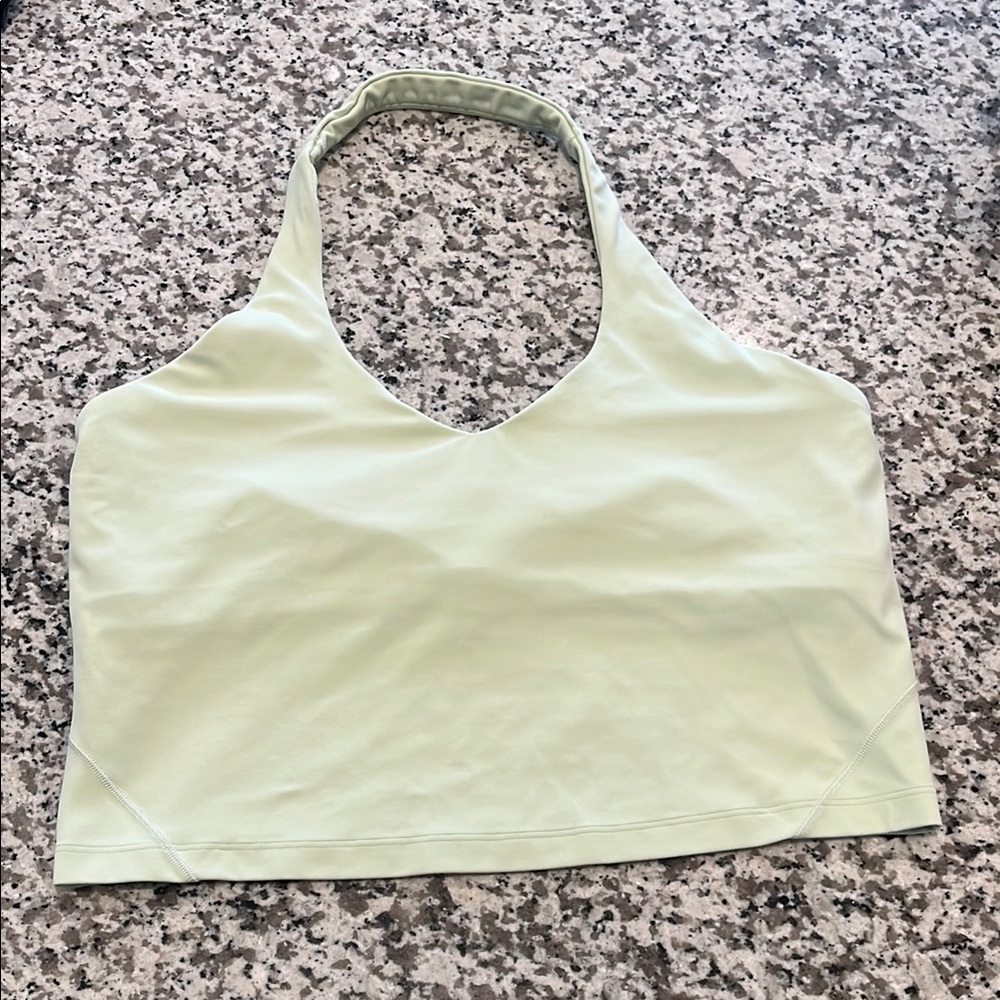 Lululemon Align Halter Tank Top Size 14 in Kohlrabi Green